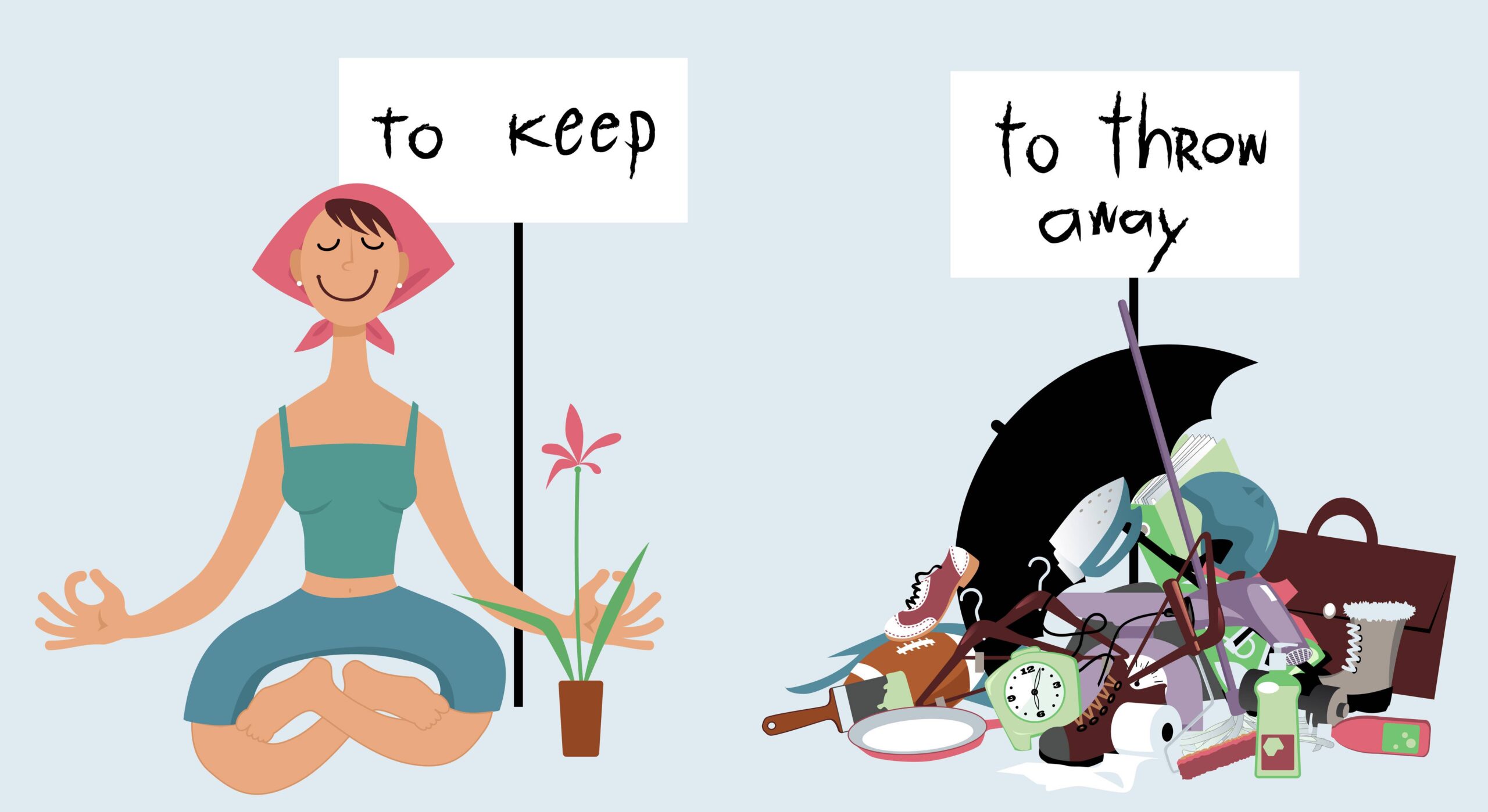 decluttering